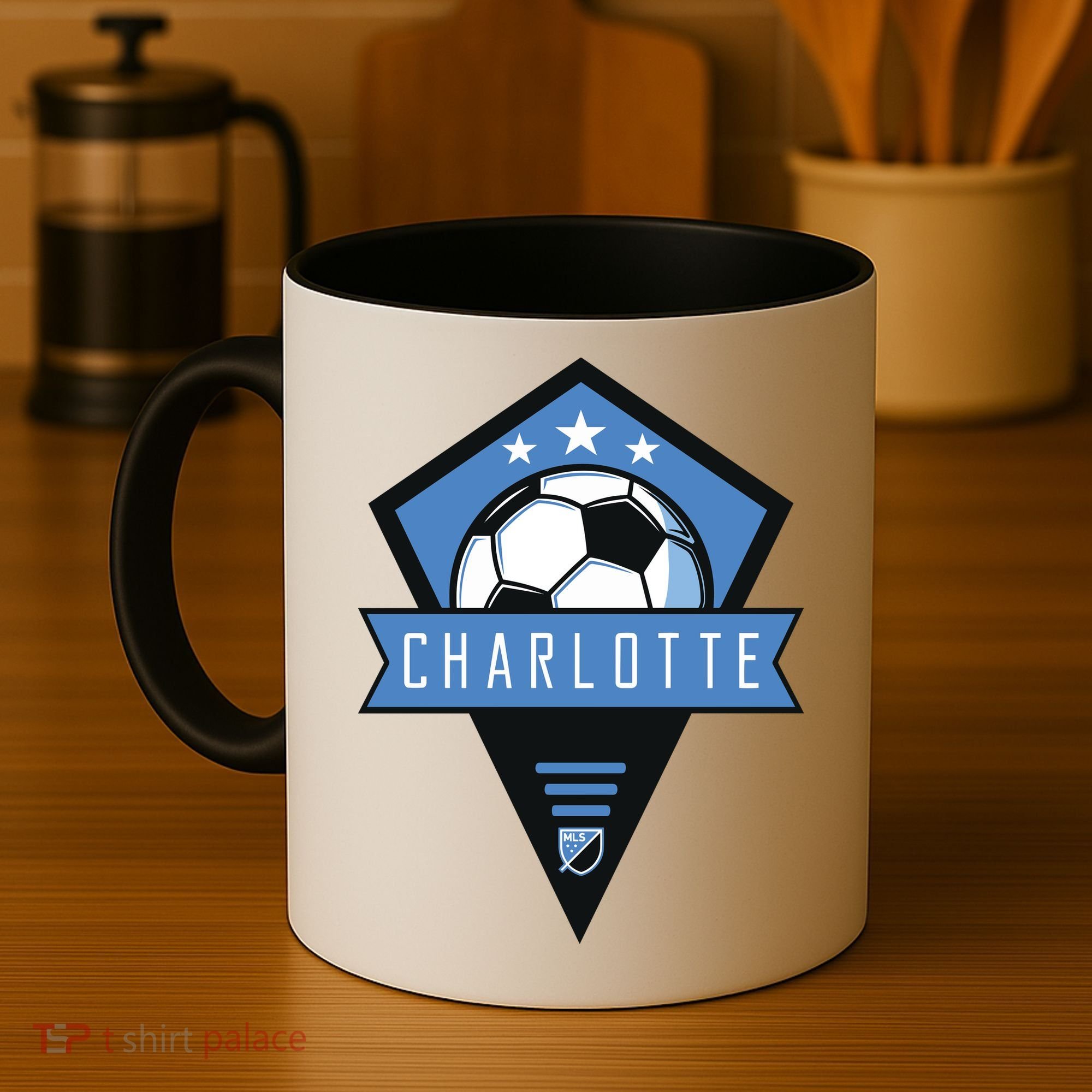 Cool Charlotte Soccer Jersey Coffee Mug