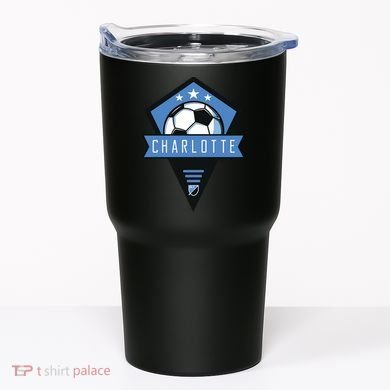 Cool Charlotte Soccer Jersey Tumbler