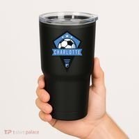 Cool Charlotte Soccer Jersey Tumbler thumb 2