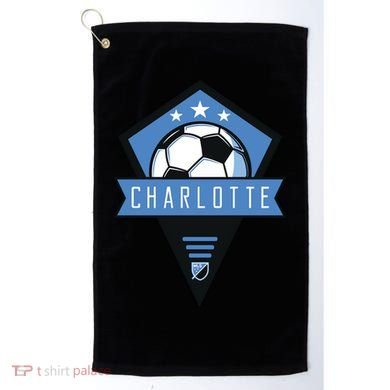 Cool Charlotte Soccer Jersey Golf Towel
