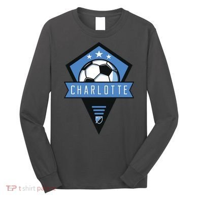 Cool Charlotte Soccer Jersey Long Sleeve Shirt