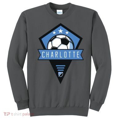 Cool Charlotte Soccer Jersey Sweatshirt