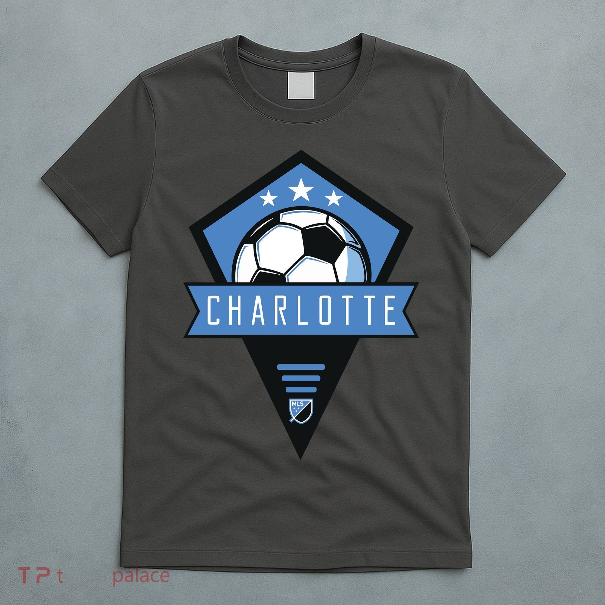 Cool Charlotte Soccer Jersey T-Shirt