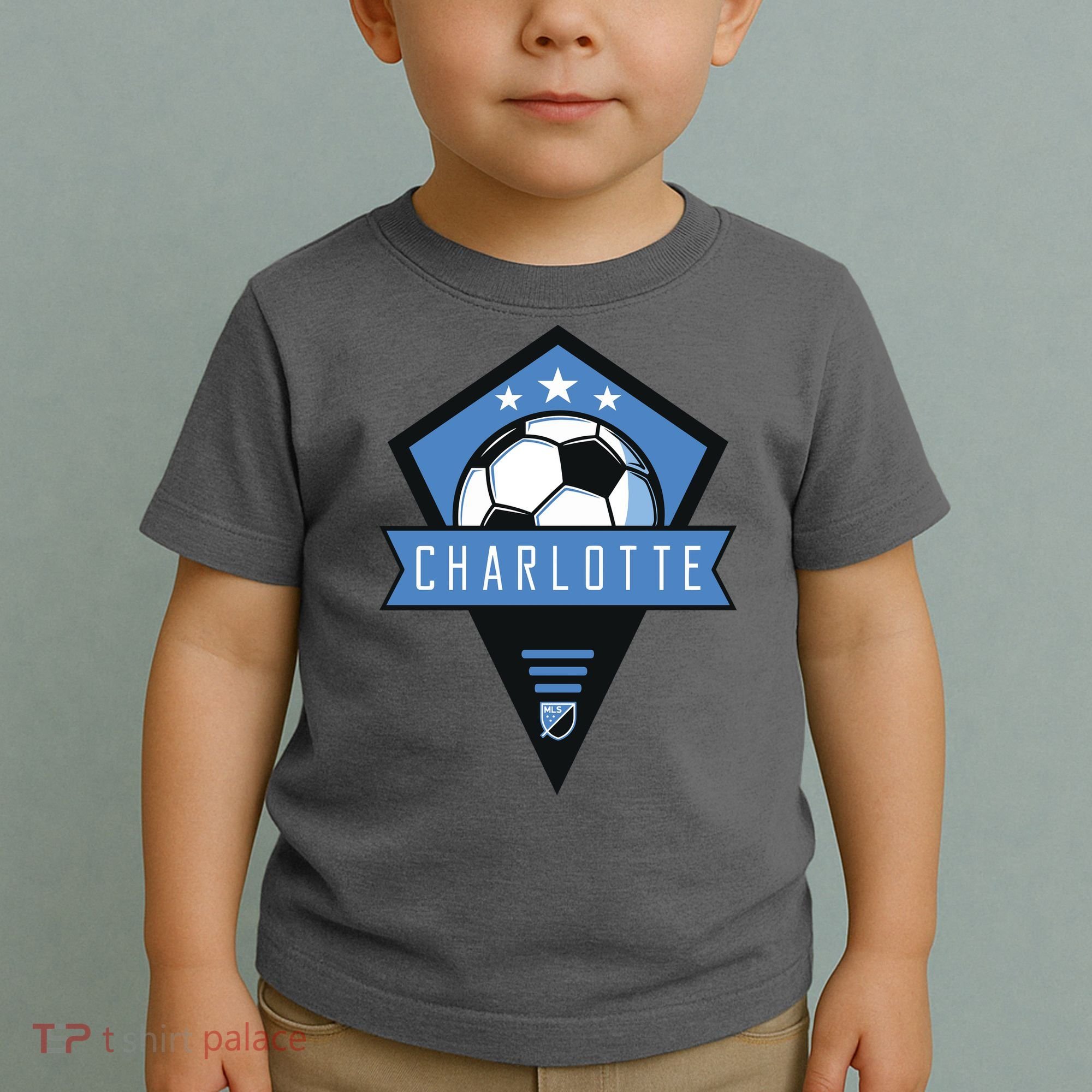 Cool Charlotte Soccer Jersey Toddler T-Shirt