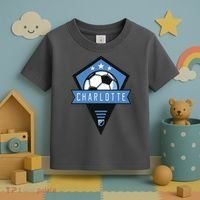 Cool Charlotte Soccer Jersey Toddler T-Shirt thumb 3