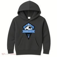 Cool Charlotte Soccer Jersey Kids Hoodie thumb 0