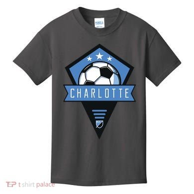 Cool Charlotte Soccer Jersey Kids T-Shirt