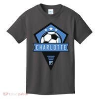 Cool Charlotte Soccer Jersey Kids T-Shirt thumb 0