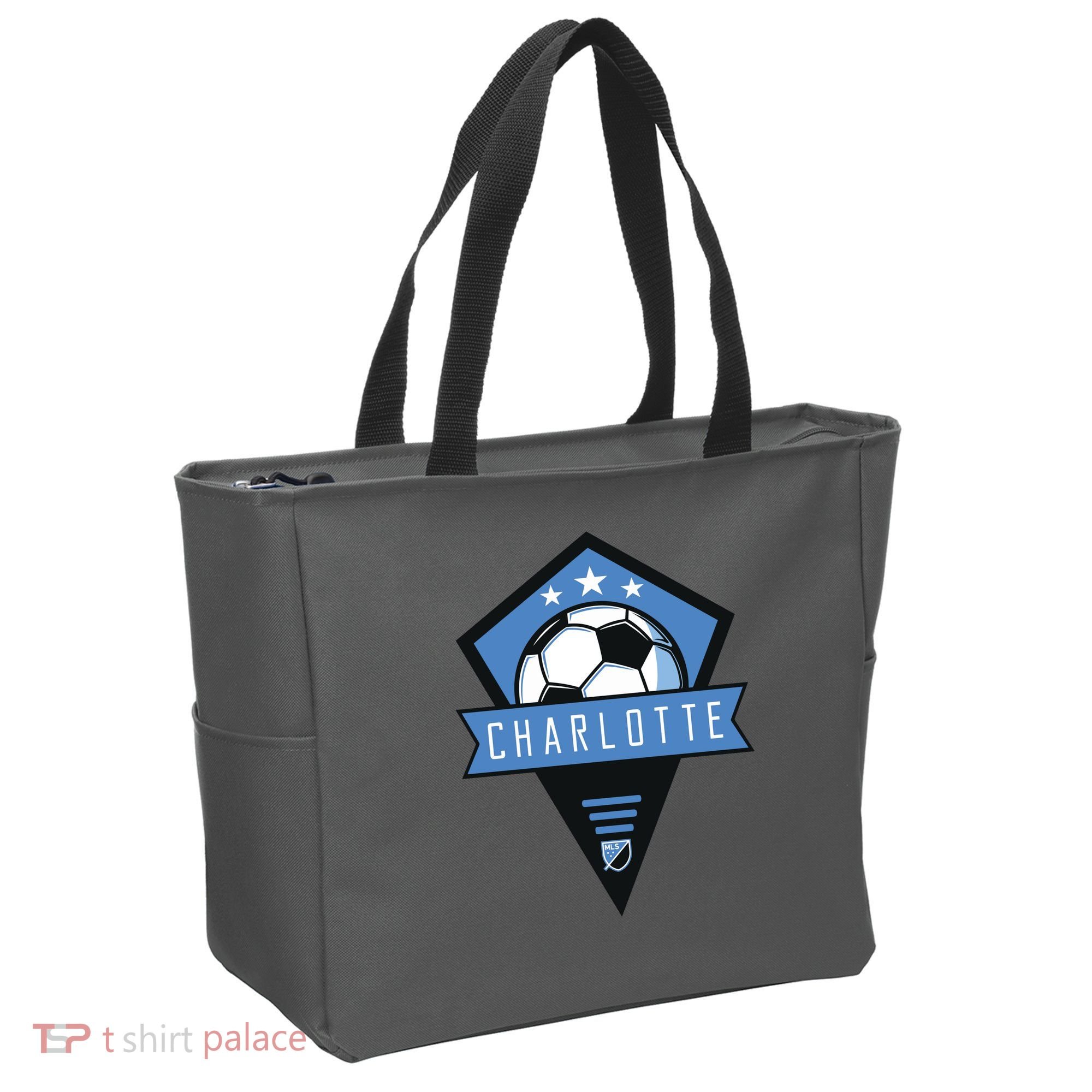 Cool Charlotte Soccer Jersey Tote Bag