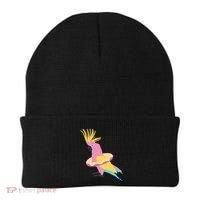 Cockatiel Cockatoo Summer Vacay Party Beach Vibes Funny Gift Beanie thumb 0