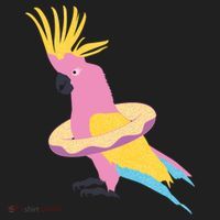 Cockatiel Cockatoo Summer Vacay Party Beach Vibes Funny Gift Beanie thumb 2
