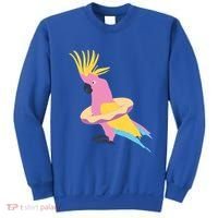 Cockatiel Cockatoo Summer Vacay Party Beach Vibes Funny Gift Sweatshirt thumb 0