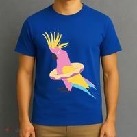 Cockatiel Cockatoo Summer Vacay Party Beach Vibes Funny Gift T-Shirt thumb 3
