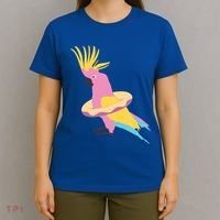 Cockatiel Cockatoo Summer Vacay Party Beach Vibes Funny Gift T-Shirt thumb 4
