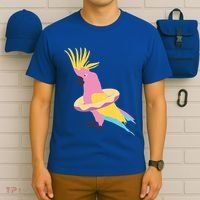 Cockatiel Cockatoo Summer Vacay Party Beach Vibes Funny Gift T-Shirt thumb 6