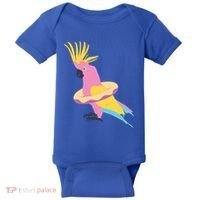 Cockatiel Cockatoo Summer Vacay Party Beach Vibes Funny Gift Baby Bodysuit thumb 0