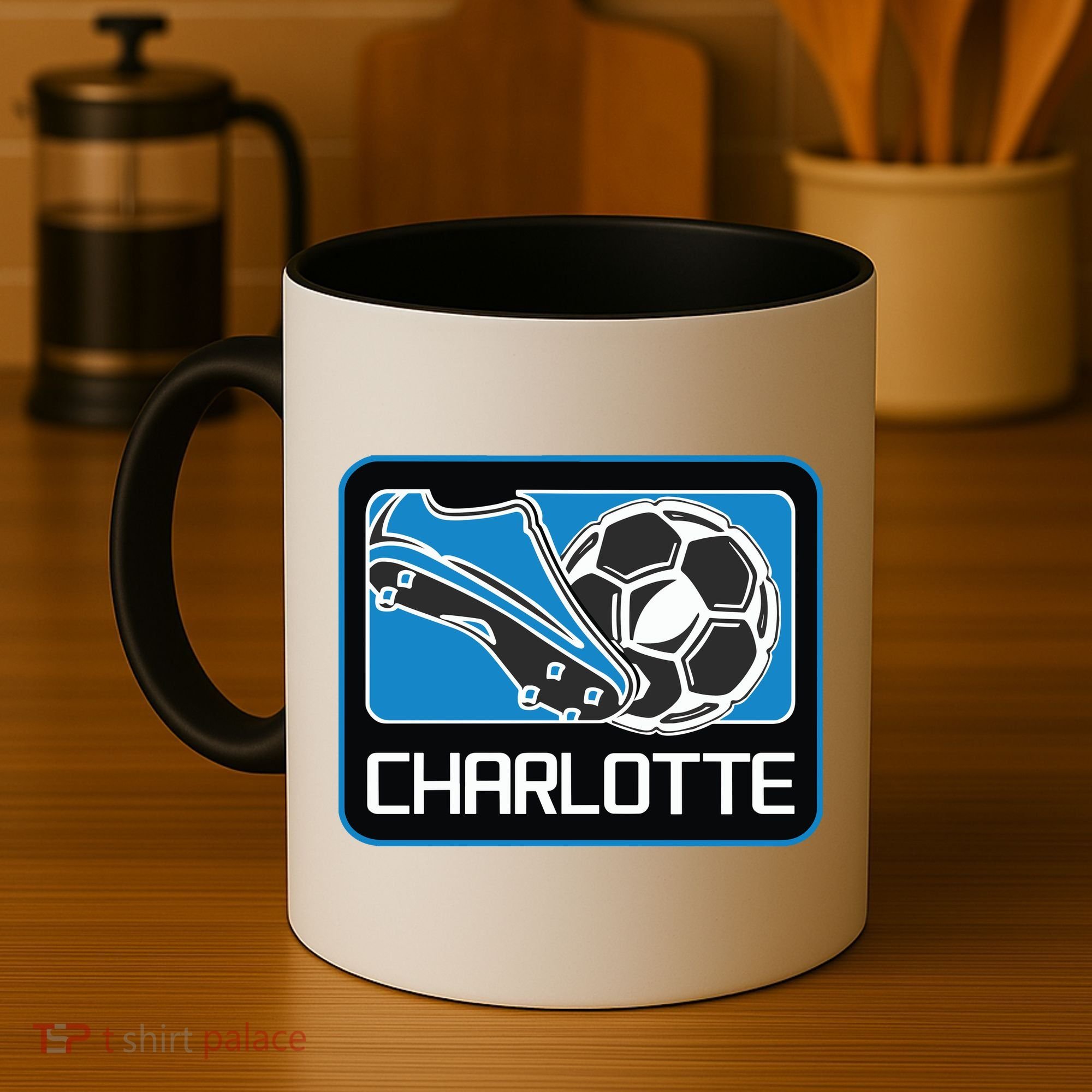 Cool Charlotte Soccer Cleats Coffee Mug