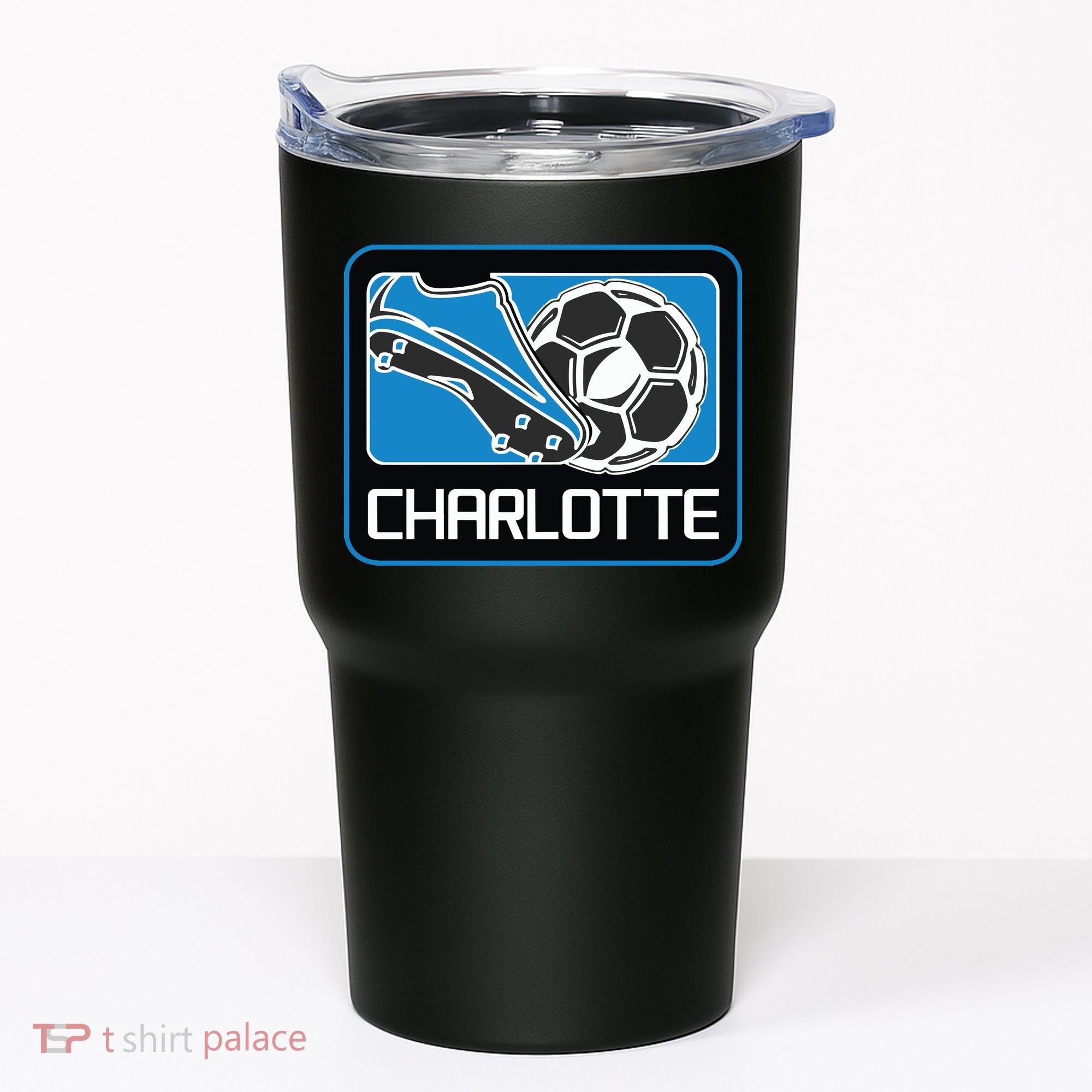 Cool Charlotte Soccer Cleats Tumbler