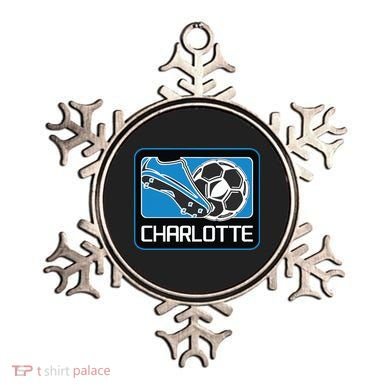 Cool Charlotte Soccer Cleats Ornament