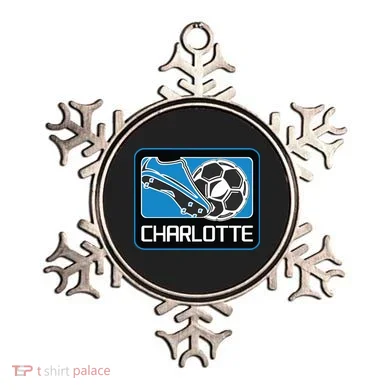 Cool Charlotte Soccer Cleats Ornament