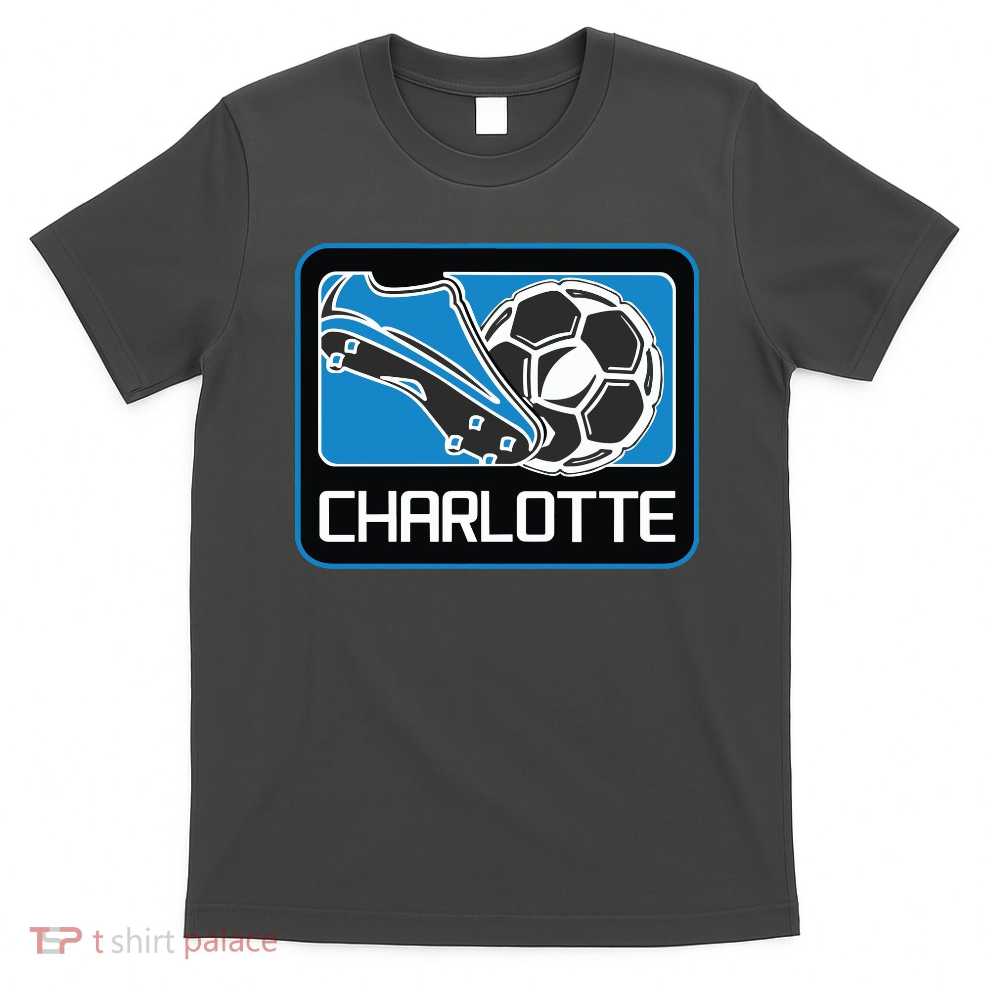 Cool Charlotte Soccer Cleats T-Shirt