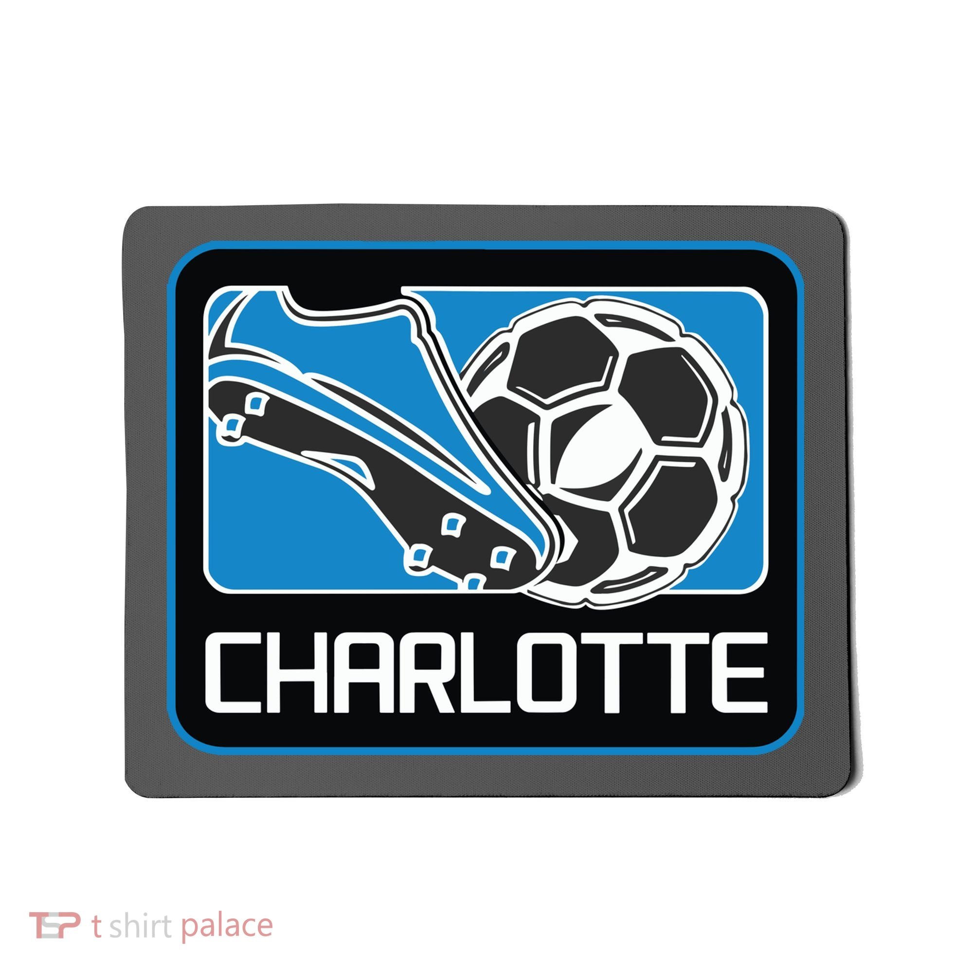 Cool Charlotte Soccer Cleats Mousepad