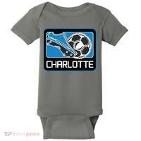 Cool Charlotte Soccer Cleats Baby Bodysuit thumb 0
