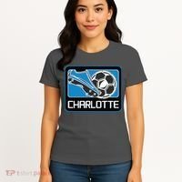Cool Charlotte Soccer Cleats Women's T-Shirt thumb 4