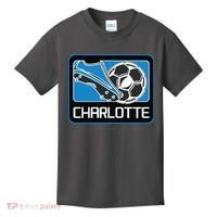 Cool Charlotte Soccer Cleats Kids T-Shirt thumb 0