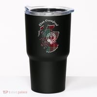 Clan Crawford Surname Last Name Scottish Tartan Crest Map Tumbler thumb 0