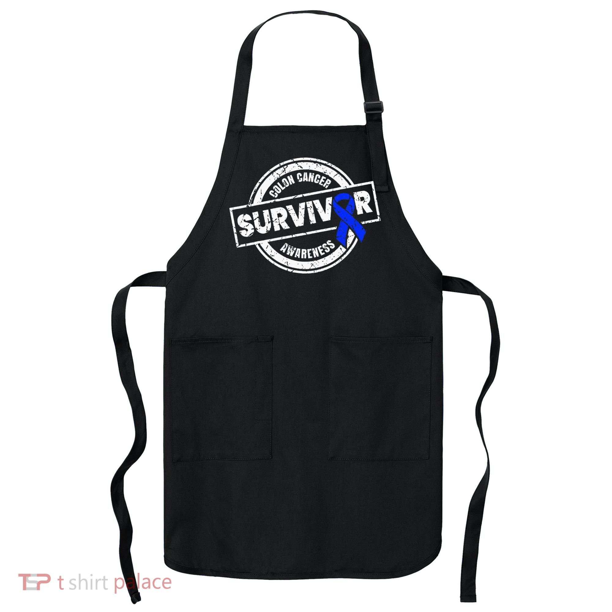 Colon Cancer Survivor Colon Cancer Awareness Month Apron