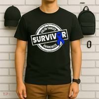 Colon Cancer Survivor Colon Cancer Awareness Month T-Shirt thumb 6