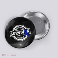 Colon Cancer Survivor Colon Cancer Awareness Month Button thumb 0
