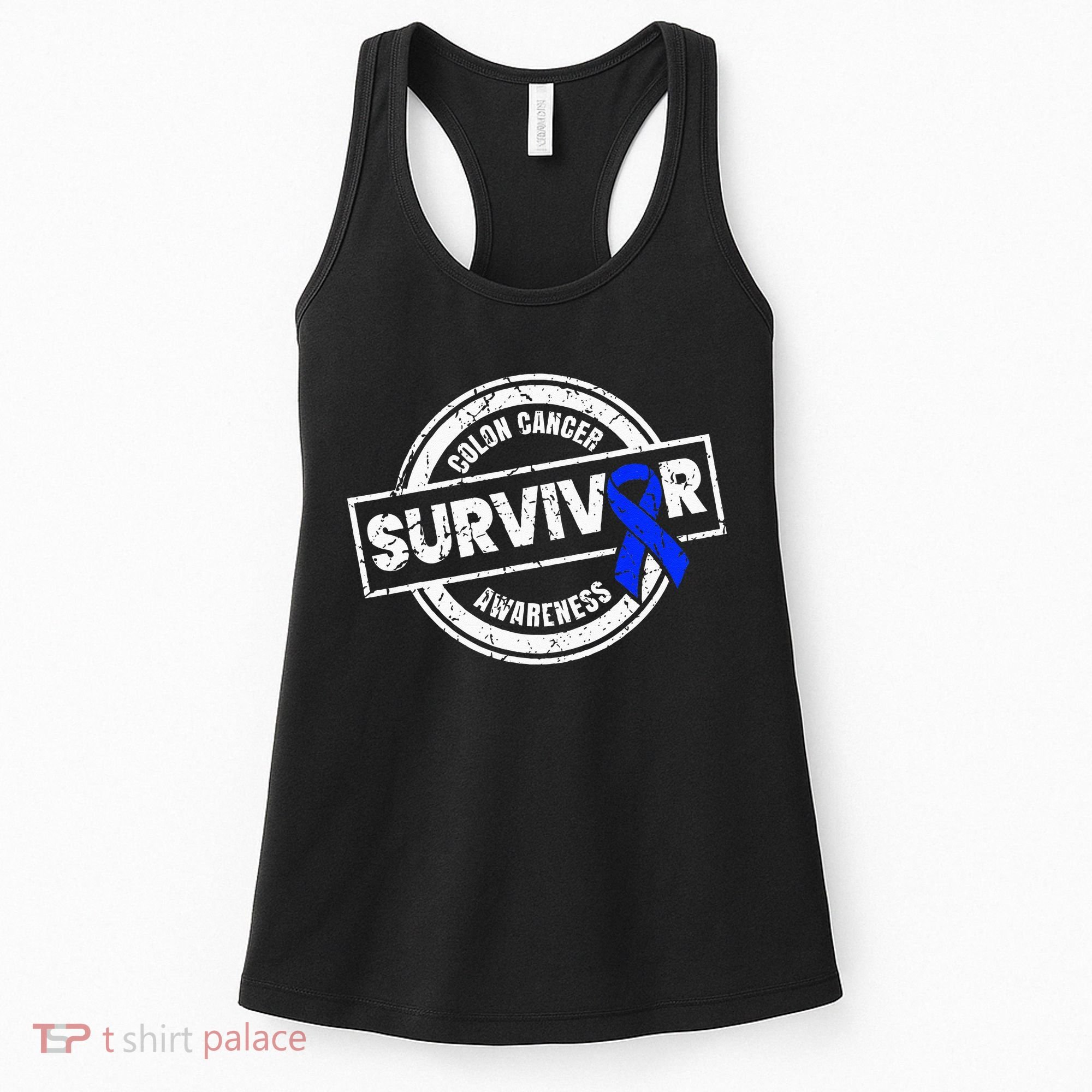 Colon Cancer Survivor Colon Cancer Awareness Month Women's Tank Top