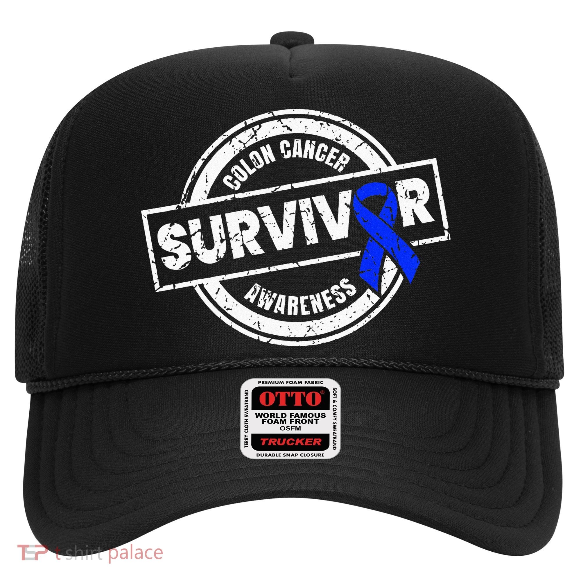 Colon Cancer Survivor Colon Cancer Awareness Month Hat