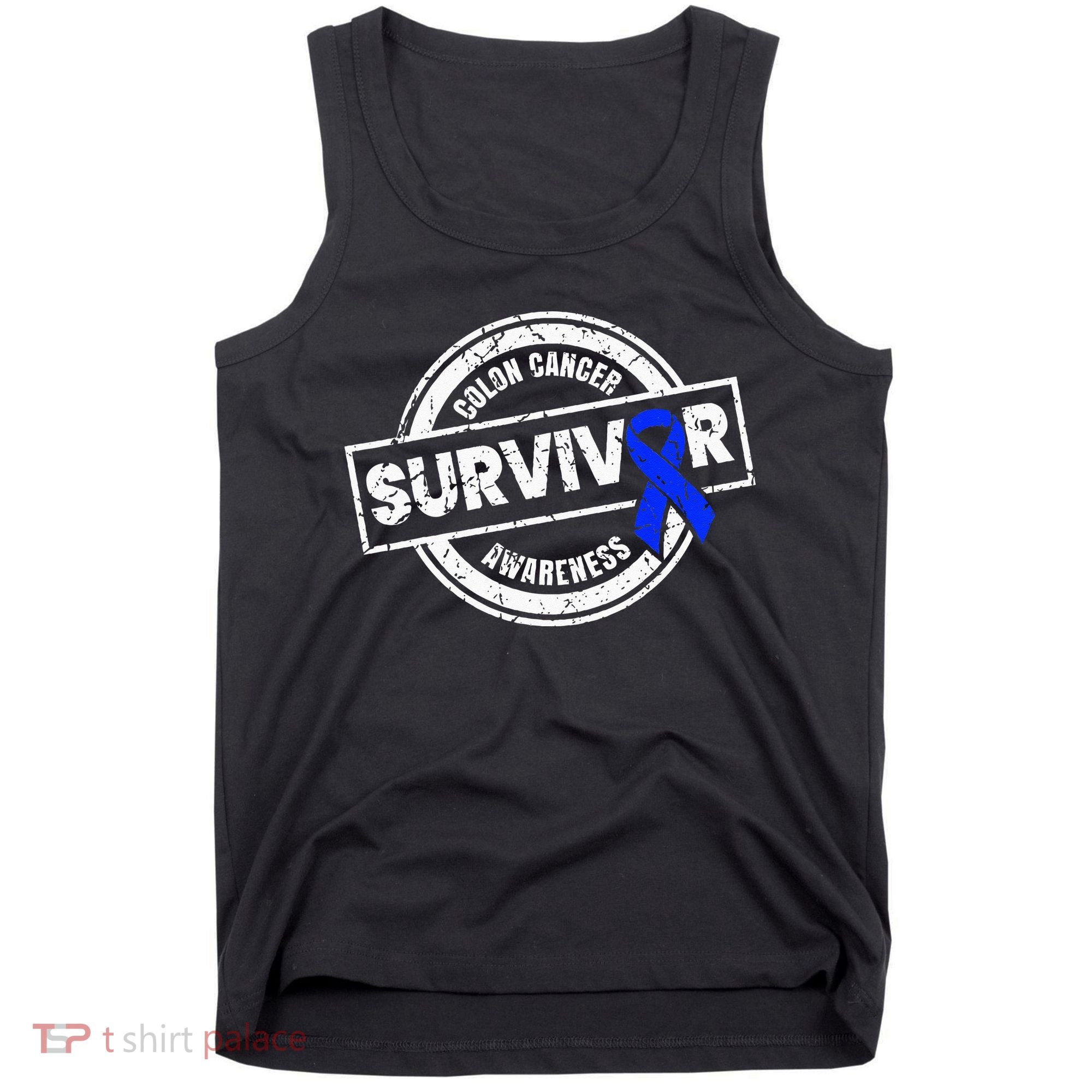 Colon Cancer Survivor Colon Cancer Awareness Month Tank Top