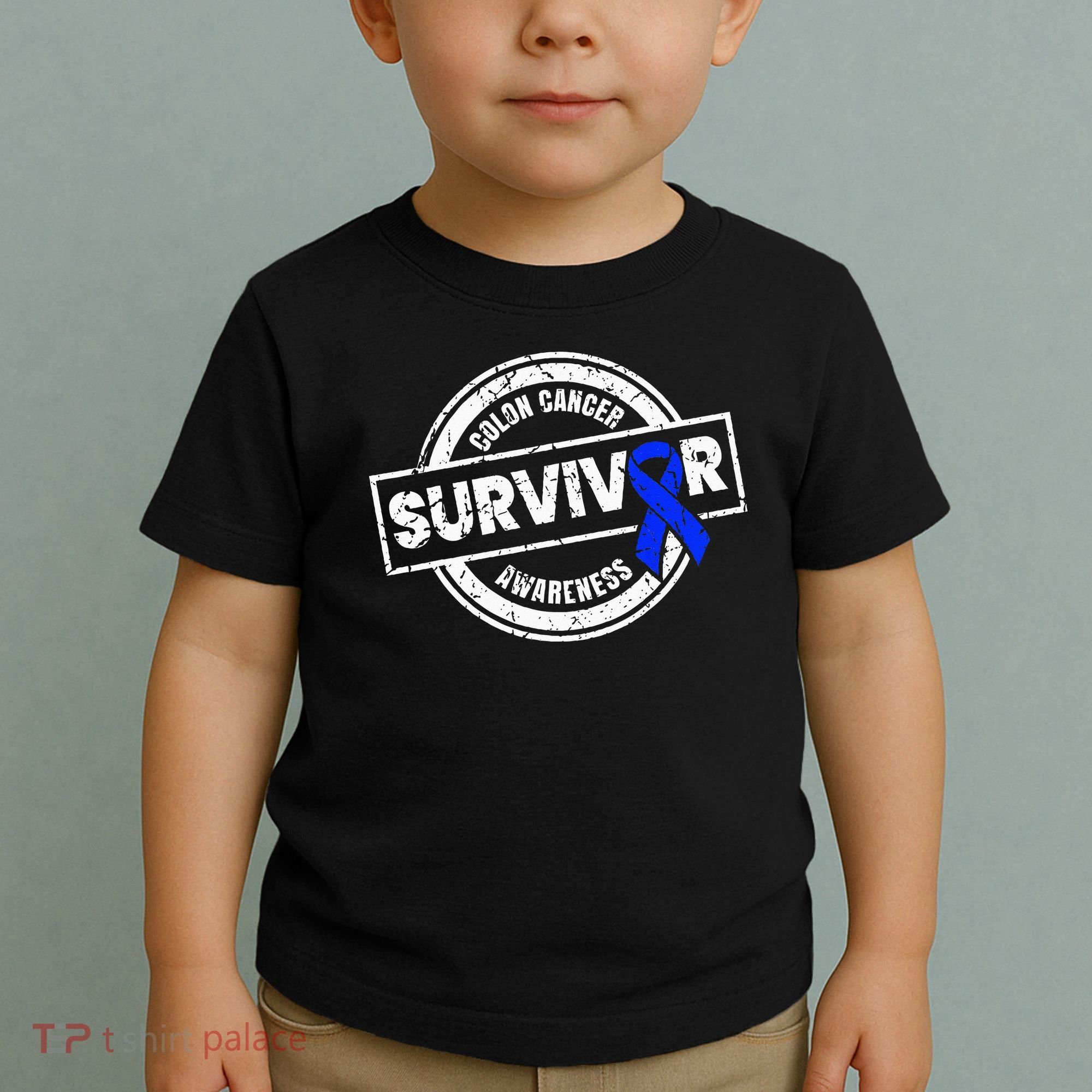 Colon Cancer Survivor Colon Cancer Awareness Month Toddler T-Shirt