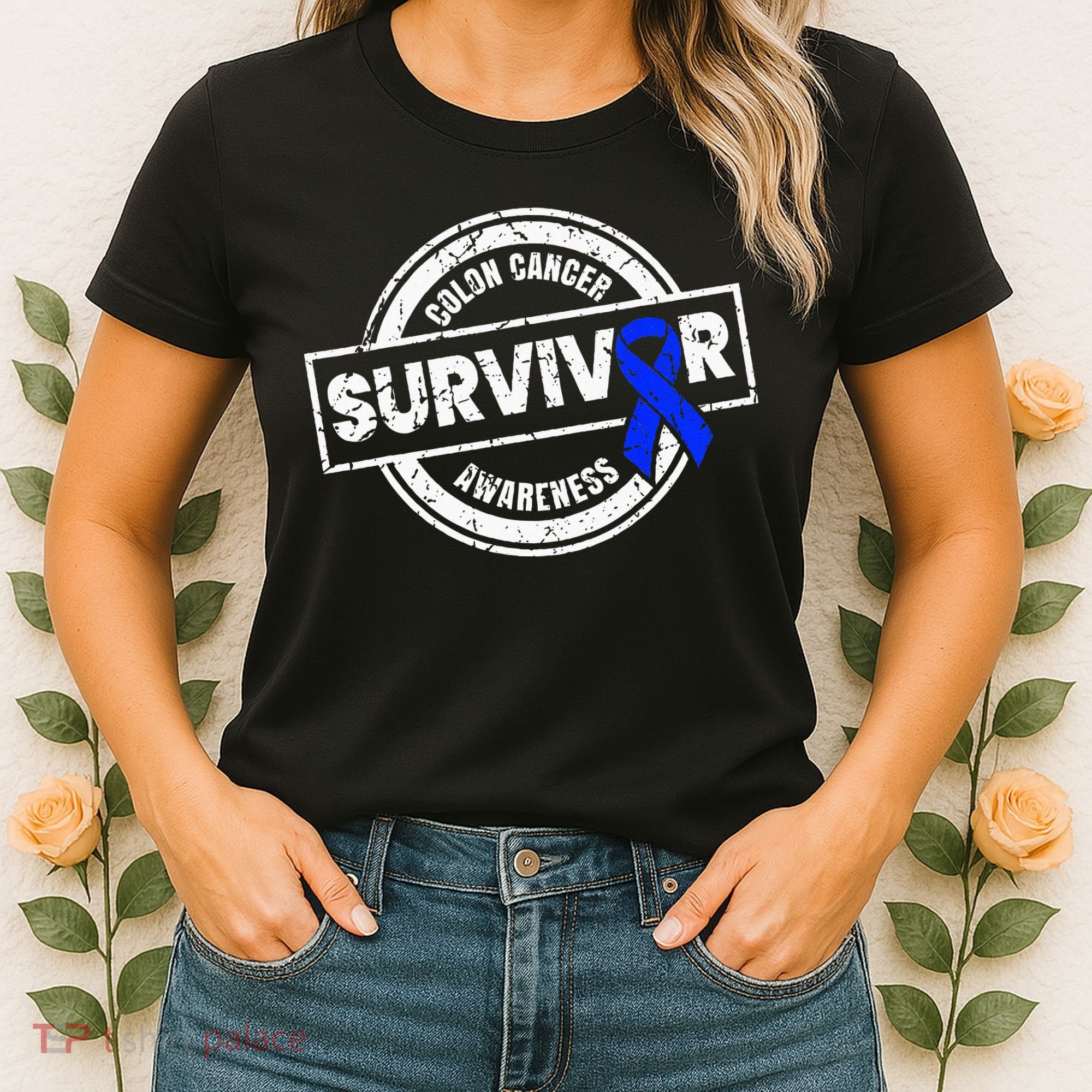 Colon Cancer Survivor Colon Cancer Awareness Month Women's T-Shirt