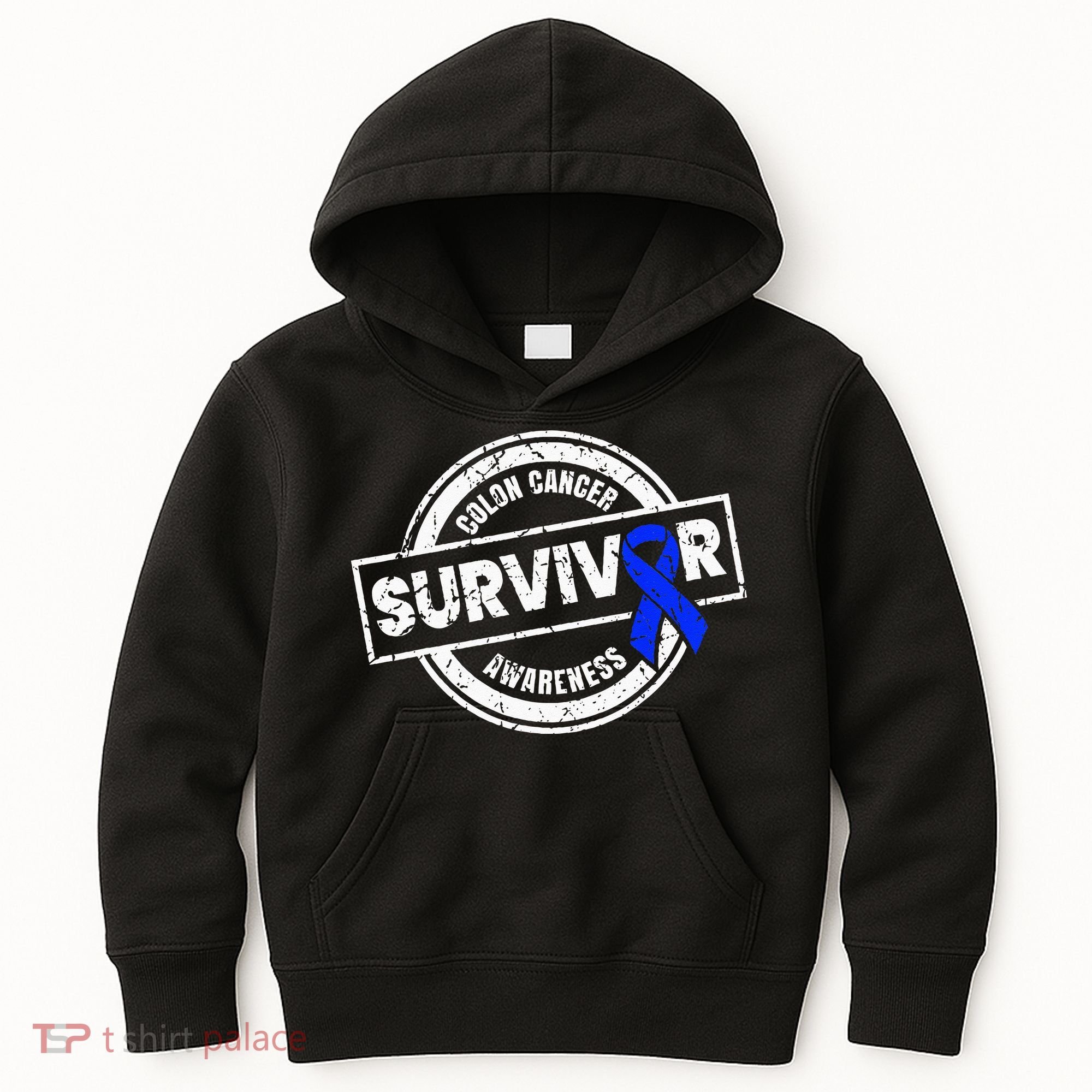 Colon Cancer Survivor Colon Cancer Awareness Month Kids Hoodie