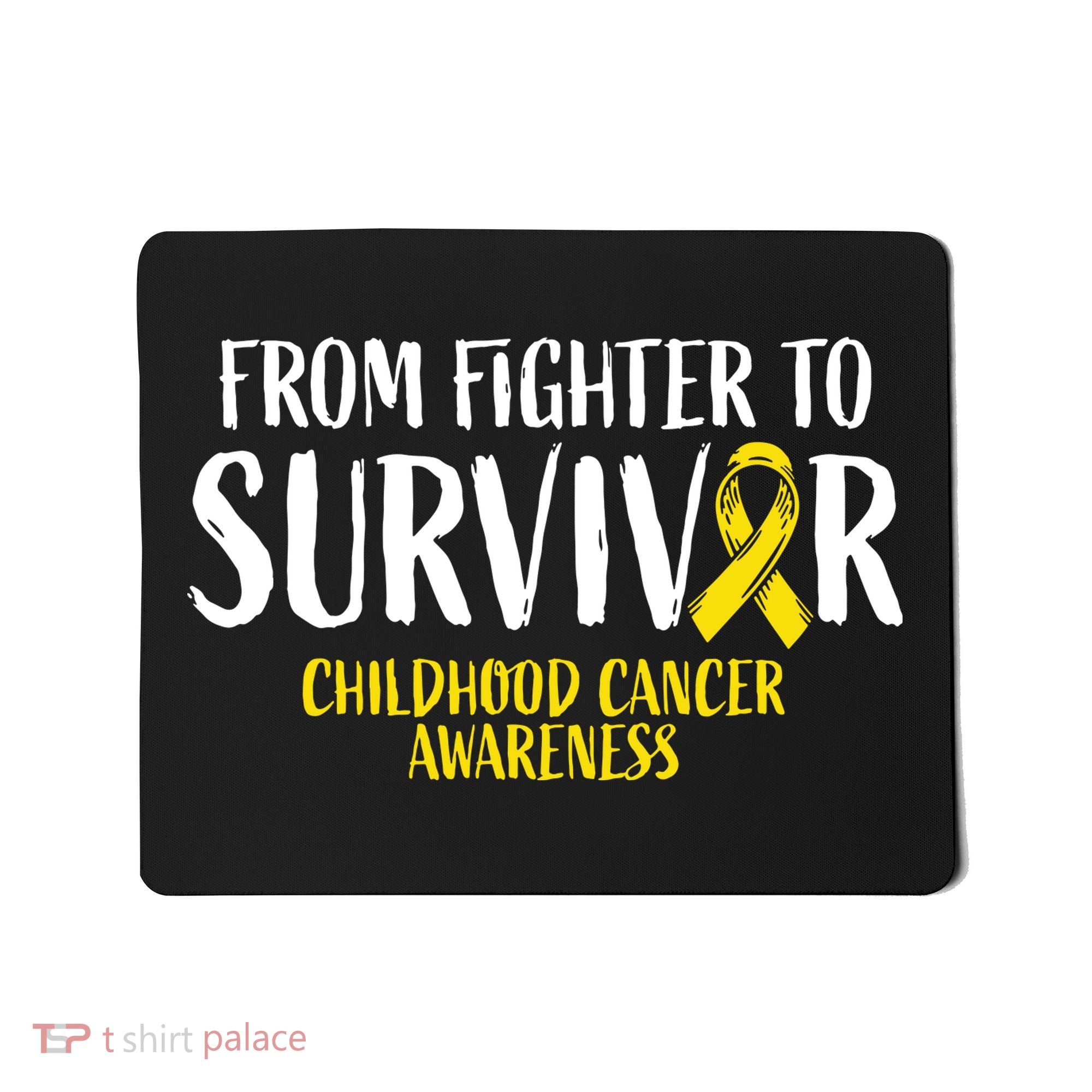 Childhood Cance Survivor Childhood Cancer Awareness Mousepad