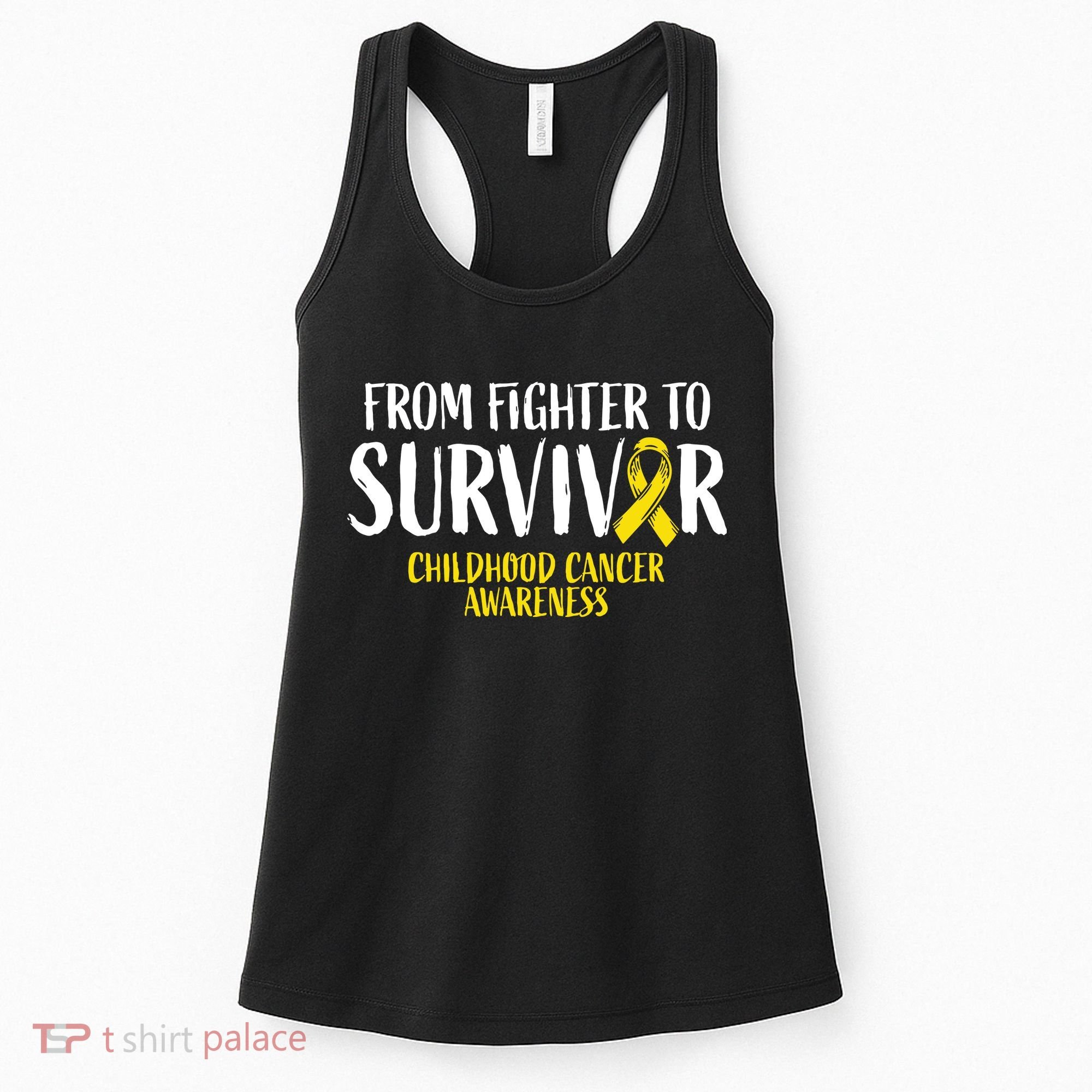 Childhood Cance Survivor Childhood Cancer Awareness Women's Tank Top