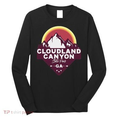 Cloudland Canyon State Park Georgia Ga Blue Ridge Mountains Long Sleeve Shirt