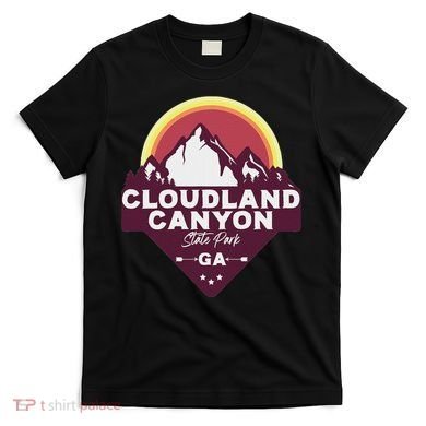 Cloudland Canyon State Park Georgia Ga Blue Ridge Mountains T-Shirt