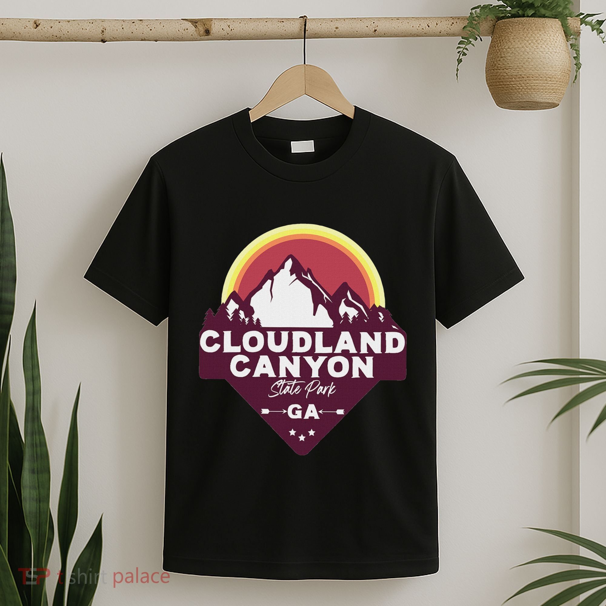 Cloudland Canyon State Park Georgia Ga Blue Ridge Mountains T-Shirt