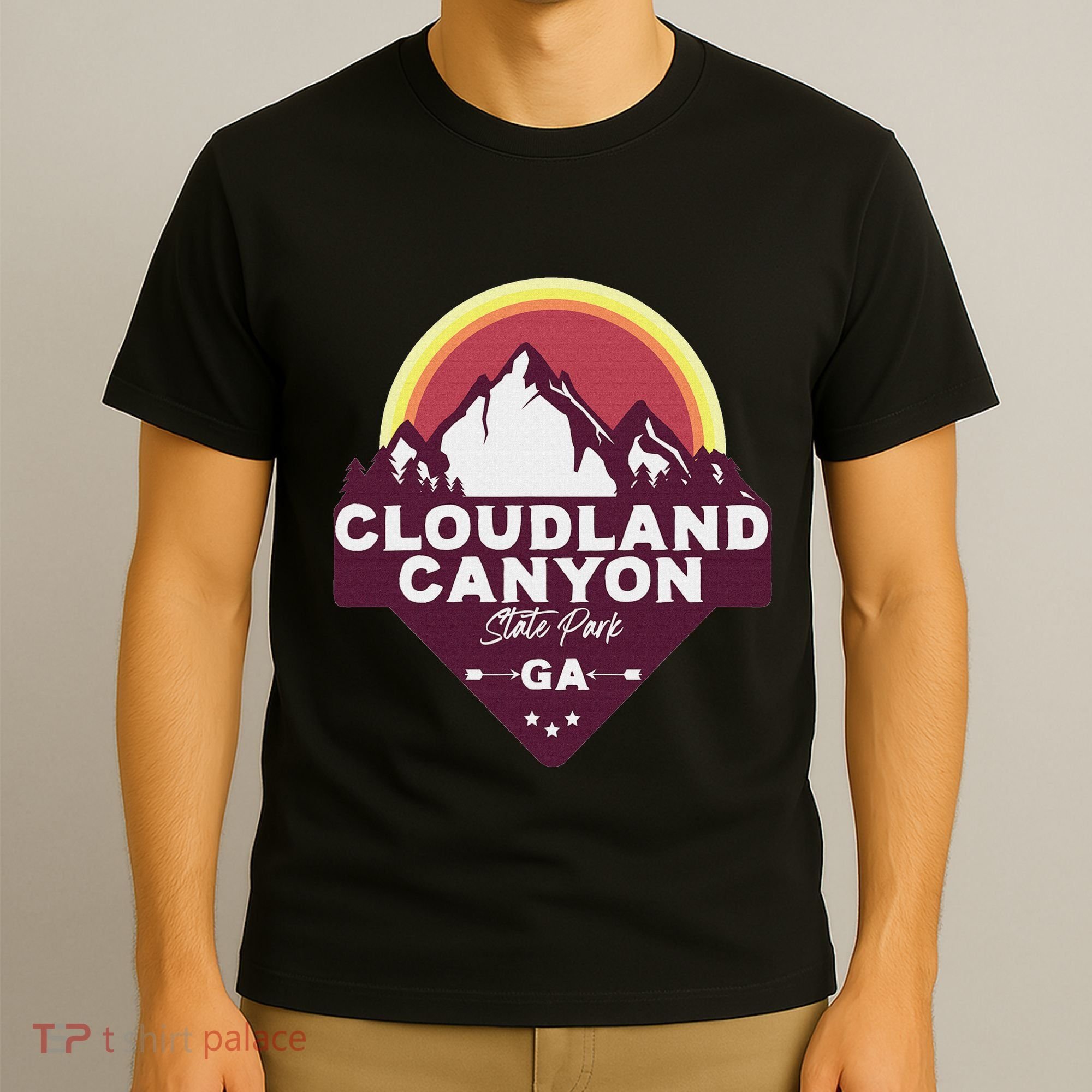 Cloudland Canyon State Park Georgia Ga Blue Ridge Mountains T-Shirt
