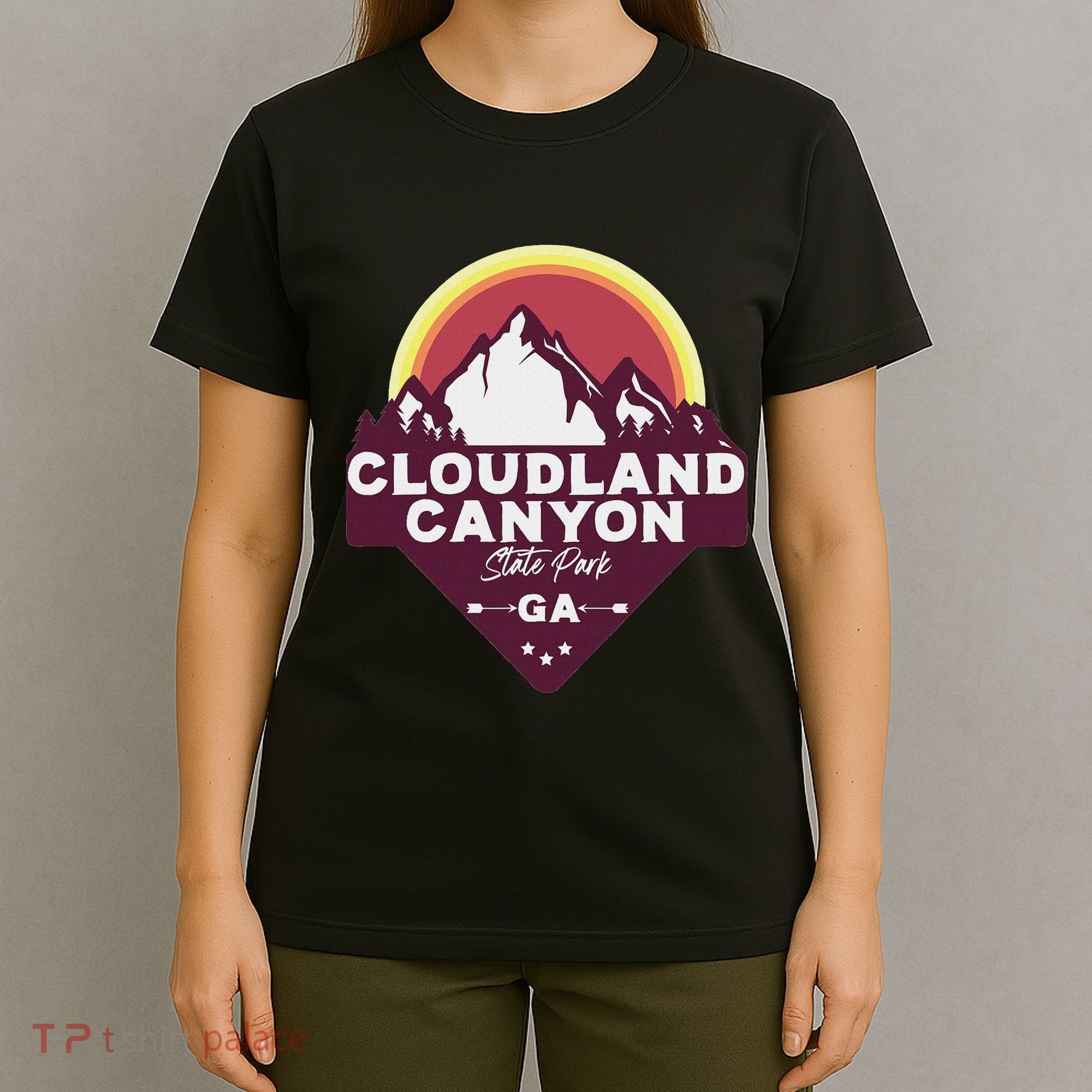 Cloudland Canyon State Park Georgia Ga Blue Ridge Mountains T-Shirt