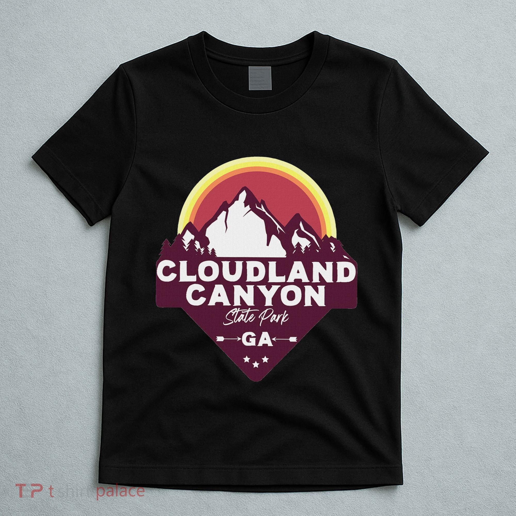 Cloudland Canyon State Park Georgia Ga Blue Ridge Mountains T-Shirt