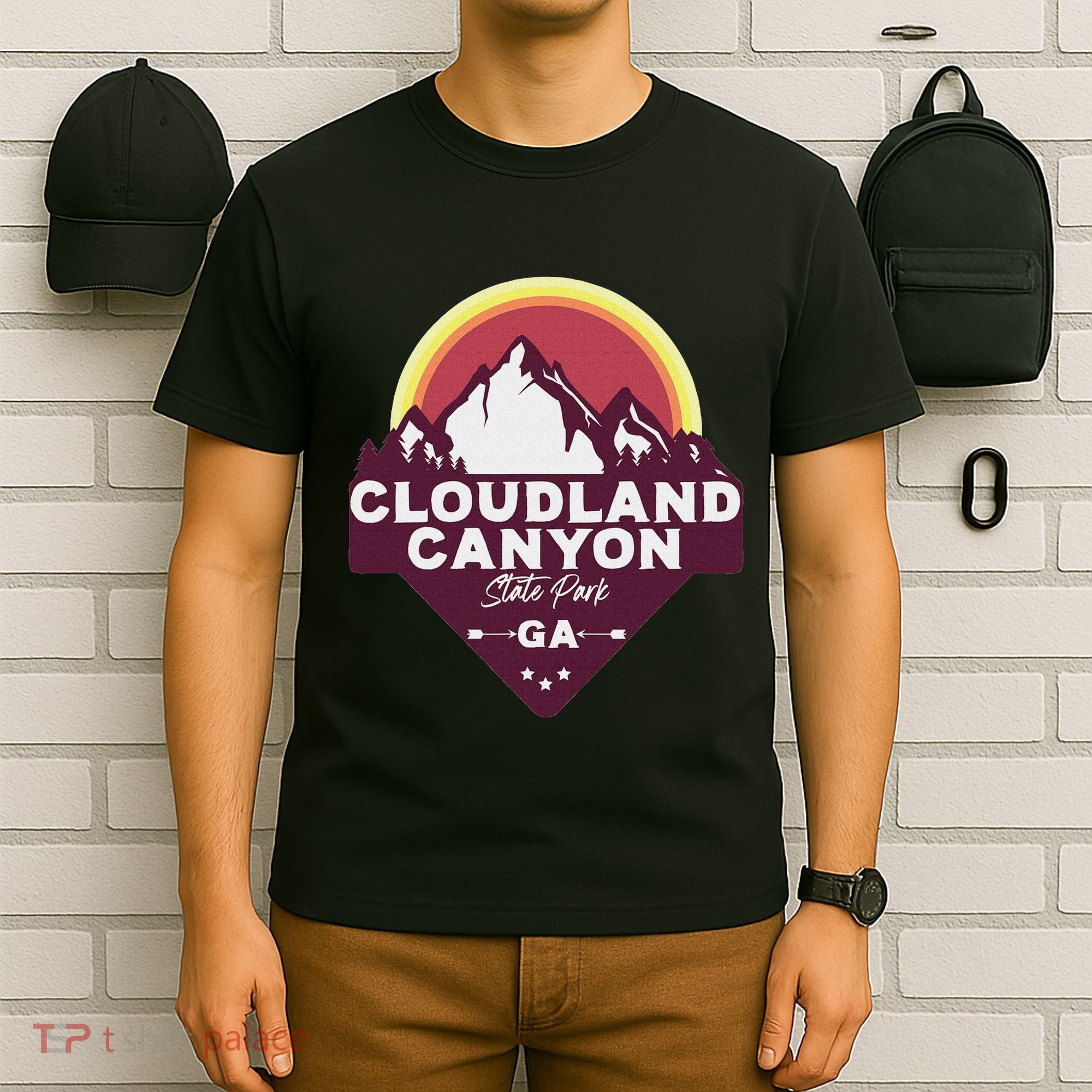 Cloudland Canyon State Park Georgia Ga Blue Ridge Mountains T-Shirt