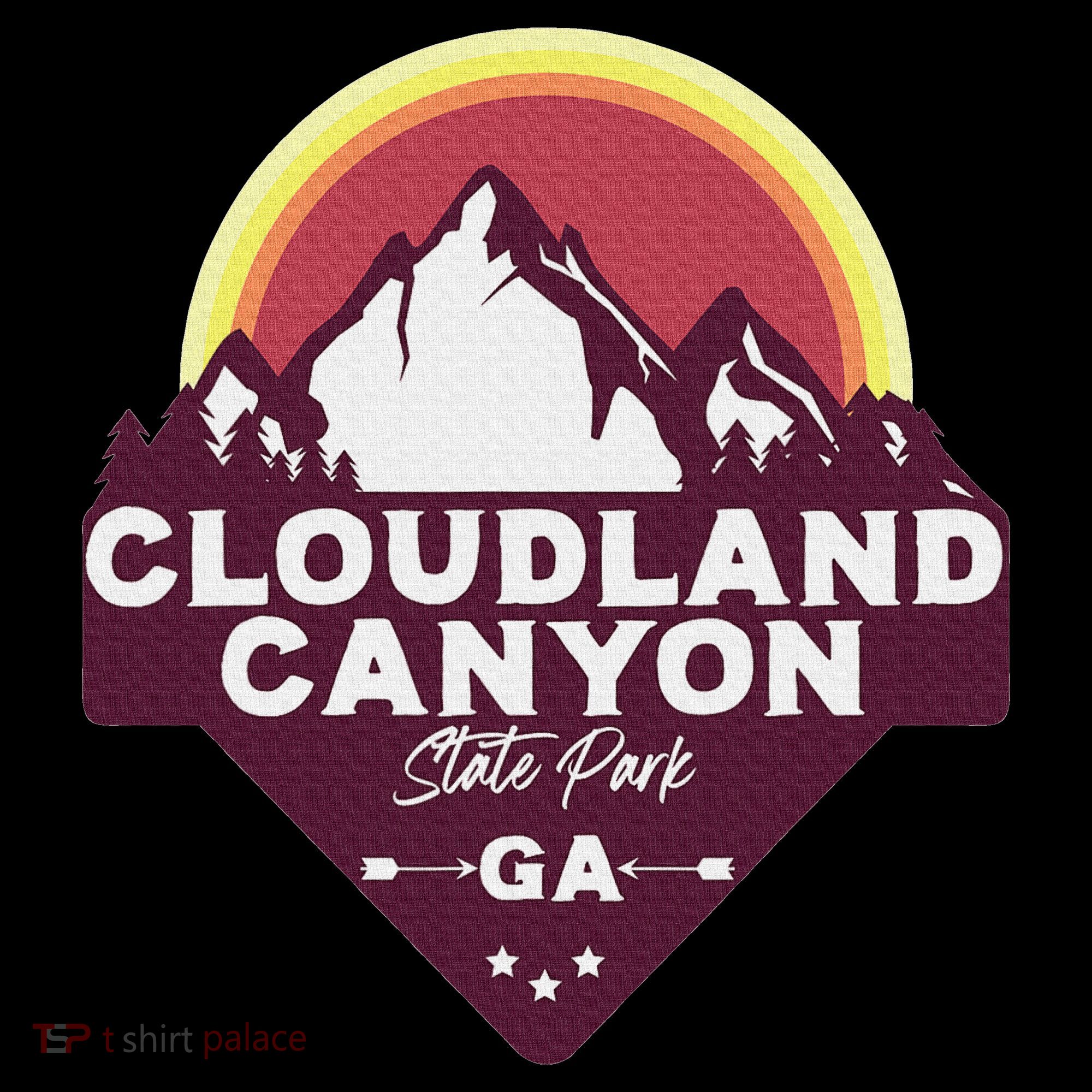 Cloudland Canyon State Park Georgia Ga Blue Ridge Mountains Women's Hoodie