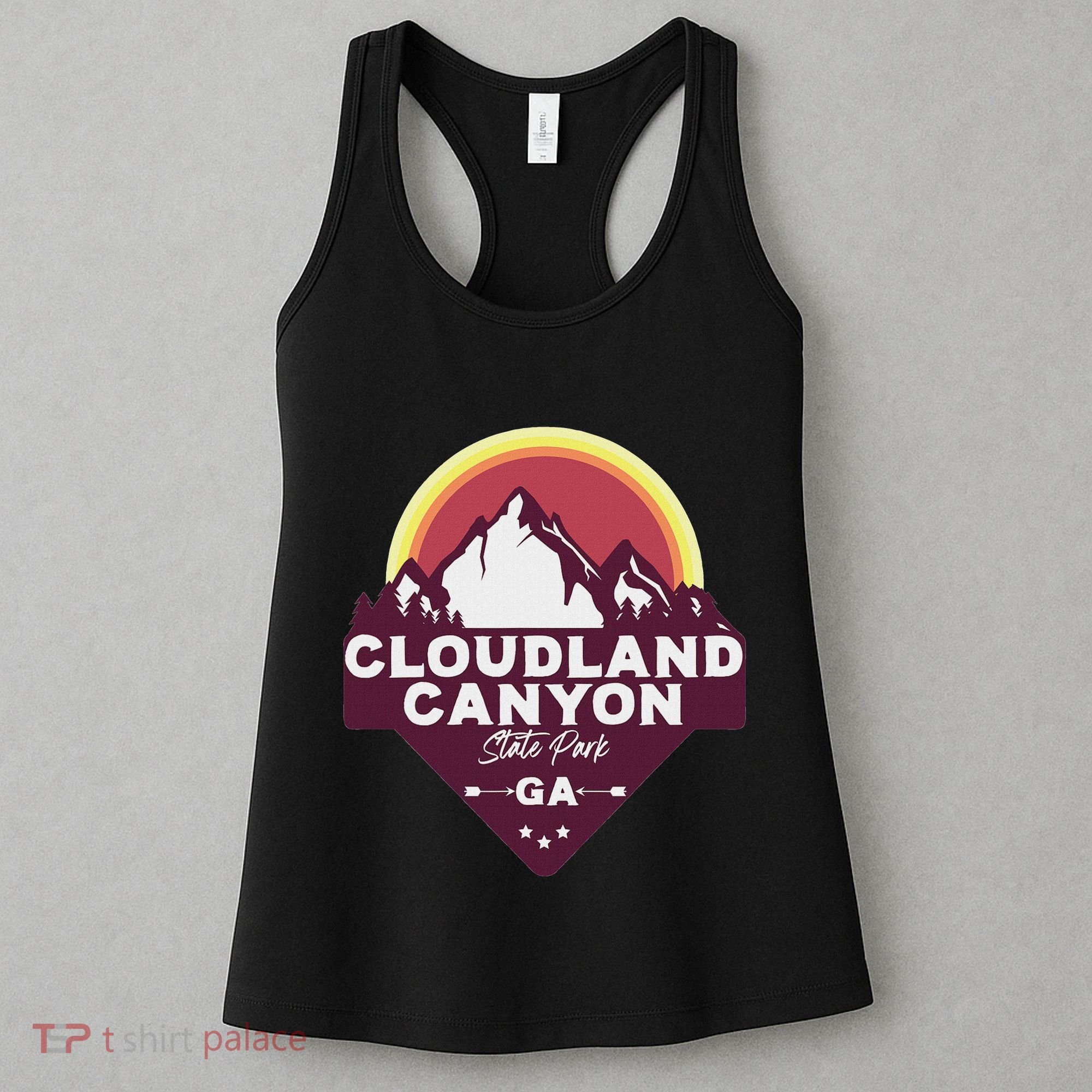 Cloudland Canyon State Park Georgia Ga Blue Ridge Mountains Women's Tank Top